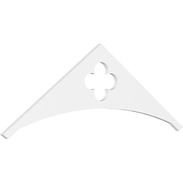Ekena Millwork Pitch Turner Architectural Grade PVC Gable Pediment, 60"W x 20"H x 1"P (8/12) GPP060X020X100TUR - main